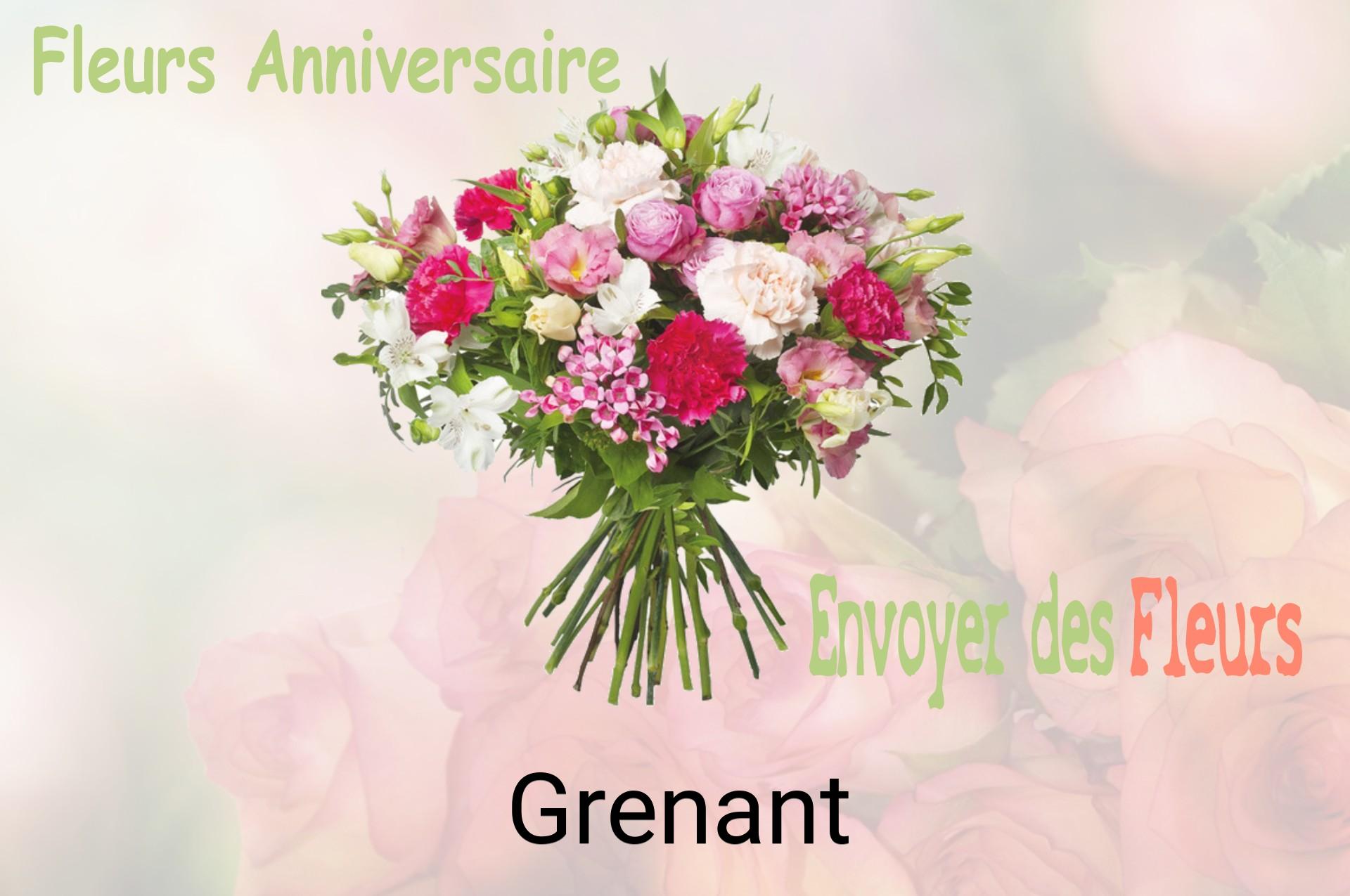 Bouquet de fleurs d’anniversaire livré à Grenant